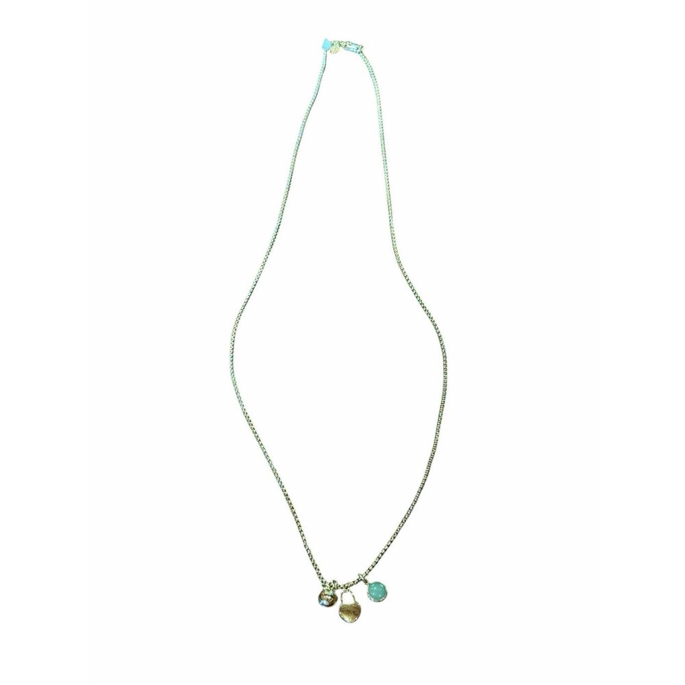 Marlyn Schiff Natural Stone Neclace New